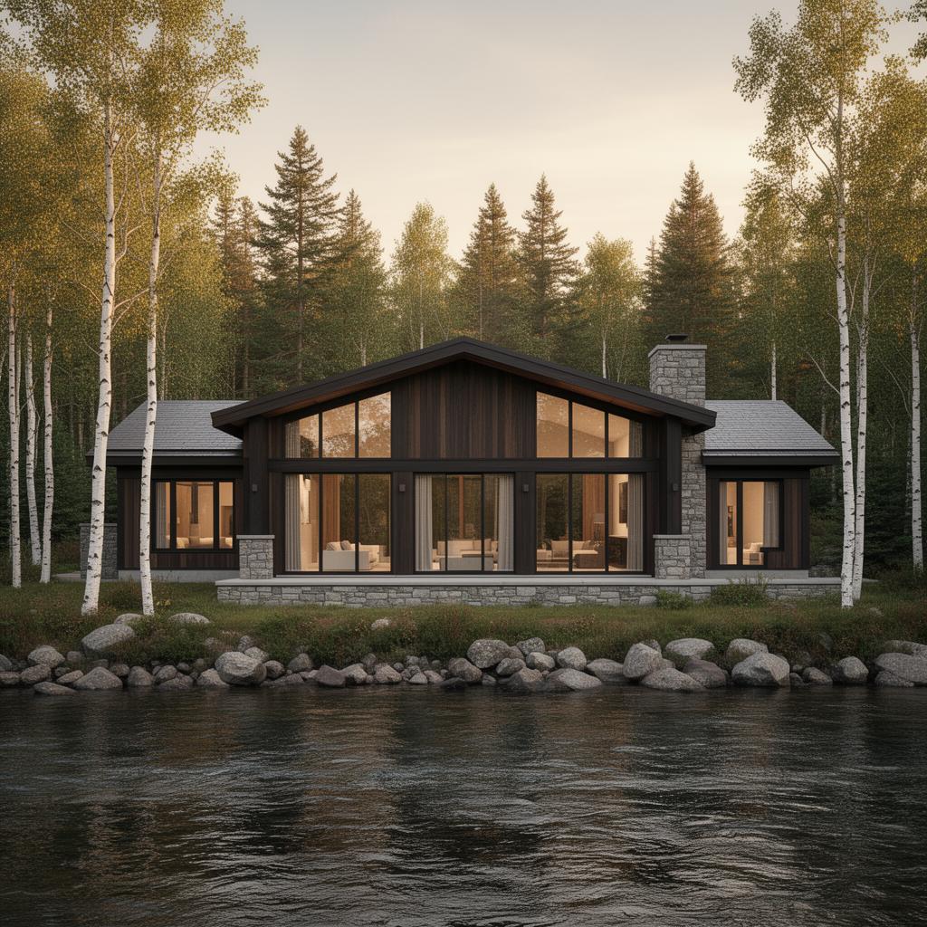 Cinematic Nordic spa at dawn